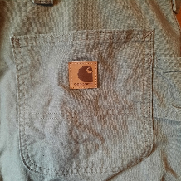 Carhartt Cotton Canvas Work Shorts Original Fit brown B147 LBR size 44 - Picture 11 of 13